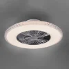 Reality Leuchten Loftventilatorer>Harstad LED-loftventilator, krystalramme