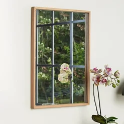 Hübsch Møbel Og Interiør>Dybdespejl, 60 x 40 cm, lys eg