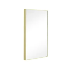 Hübsch Møbel Og Interiør>Shine Medium spejl, gul, 32 x 55 cm