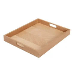 Structures-bakke, egetræsfarvet, 45 x 35 x 5 cm^Hübsch Hot
