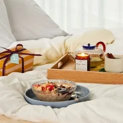 Structures-bakke, egetræsfarvet, 45 x 35 x 5 cm^Hübsch Hot