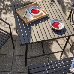 Structures-bakke, egetræsfarvet, 45 x 35 x 5 cm^Hübsch Hot