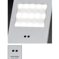 Paul Neuhaus Helena LED-møbellampe, 19 x 7 cm, sæt med 3, sensor, metal