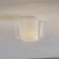 Helestra Loftlamper>Canio loftlampe i glas, klar udvendig