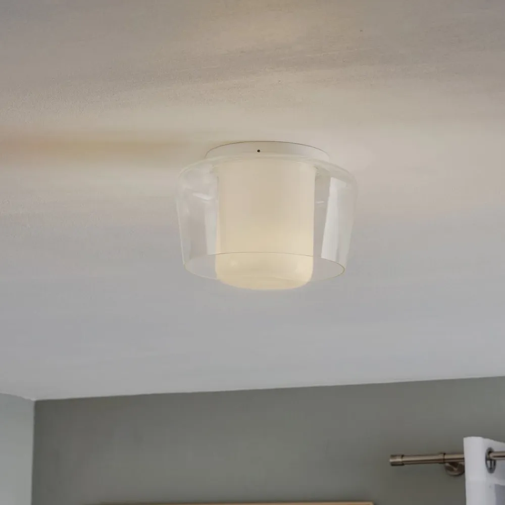 Helestra Loftlamper>Canio loftlampe i glas, klar udvendig