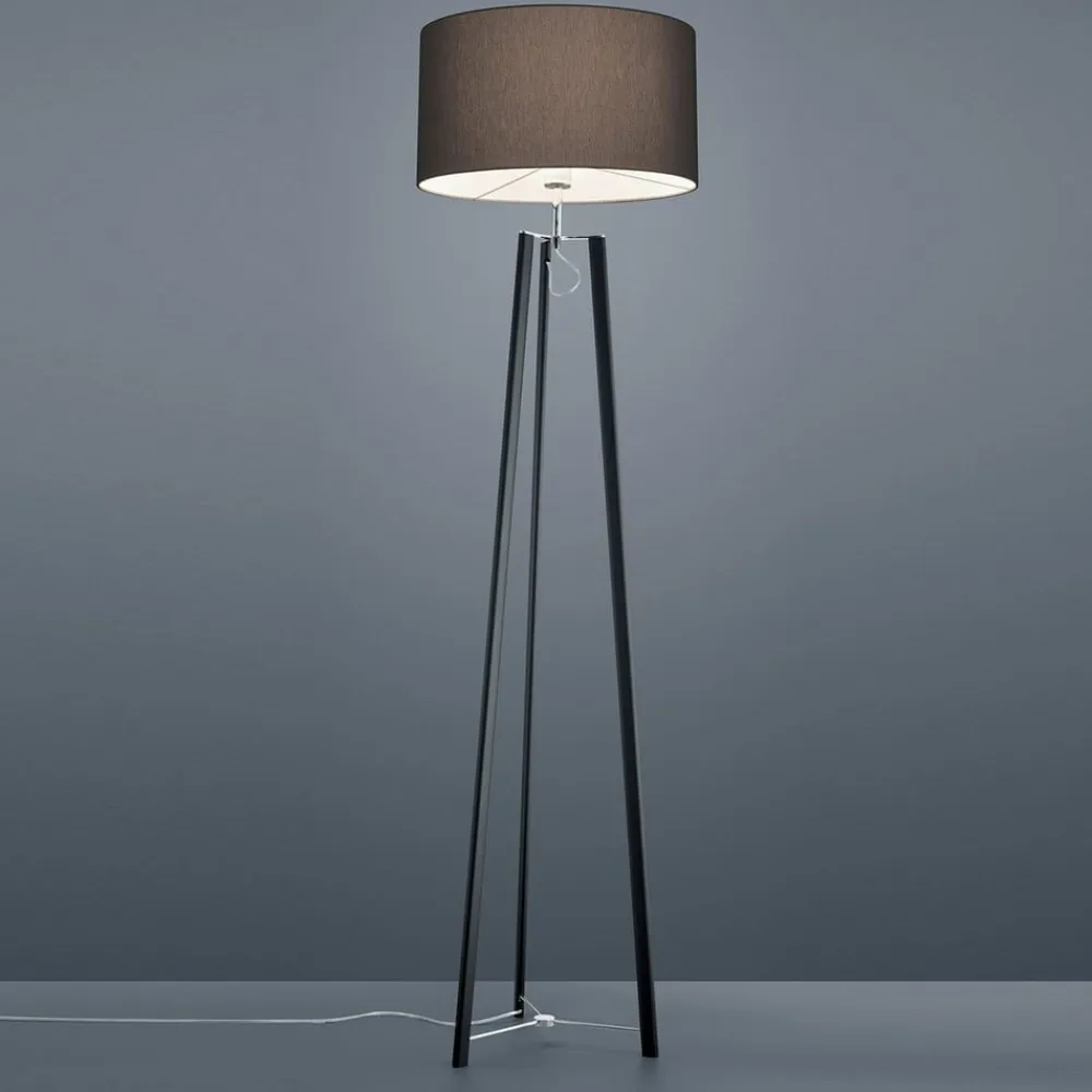 Helestra Certo 3-benet gulvlampe, antracit