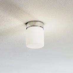 Keto LED-loftlampe, cylinder, krom^Helestra Sale