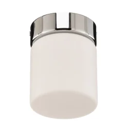 Keto LED-loftlampe, cylinder, krom^Helestra Sale