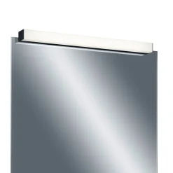 Helestra Lado LED-spejllampe, sort, 90 cm