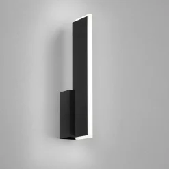 Nex LED-væglampe mat sort^Helestra Best