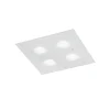 Helestra Nomi LED-loftlampe 38x38cm dim hvid