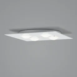 Helestra Nomi LED-loftlampe 38x38cm dim hvid