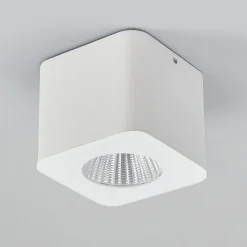 Helestra Oso LED-loftspot, kantet, hvid mat