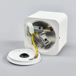 Helestra Oso LED-loftspot, kantet, hvid mat