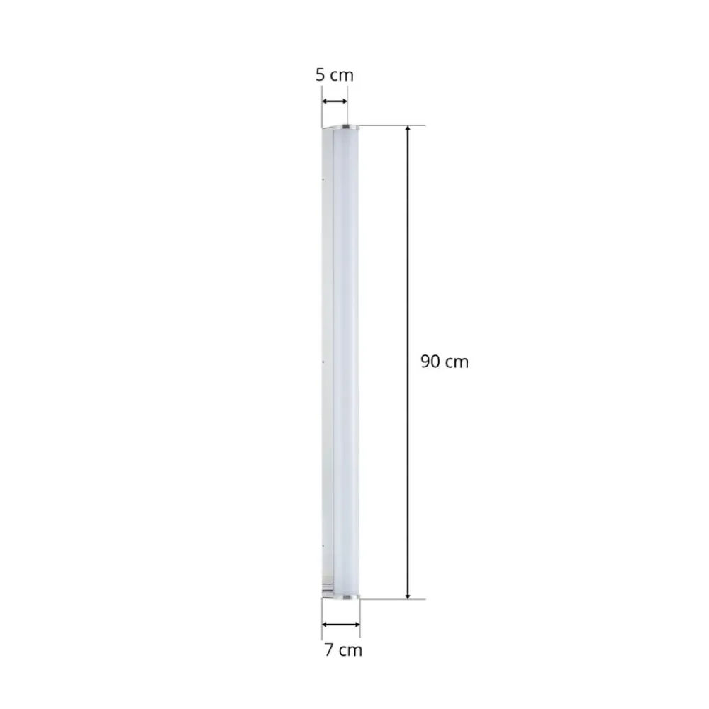 Helestra Ponto LED-væglampe, IP44 90 cm