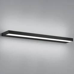 Helestra Slate LED-væglampe, mat sort 60 cm
