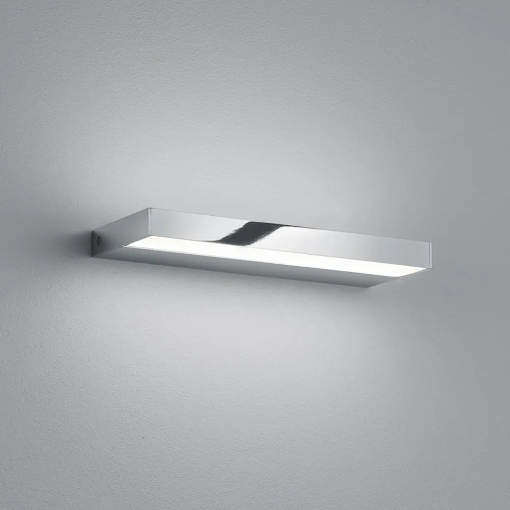 Slate LED-væglampe, krom, 30 cm^Helestra