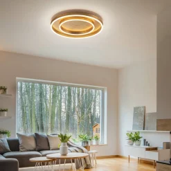 Sona LED-loftlampe dæmpbar Ø60 cm guld^Helestra Outlet