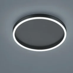 Helestra Loftlamper>Sona LED-loftlampe, sort, Ø 40 cm