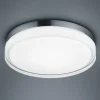 Tana LED-loftslampe, krom, Ø 33 cm^Helestra