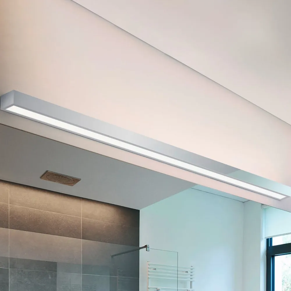 Helestra Væg- Og Spejllamper|Væglamper>Theia LED-spejllampe, forkromet, 120cm