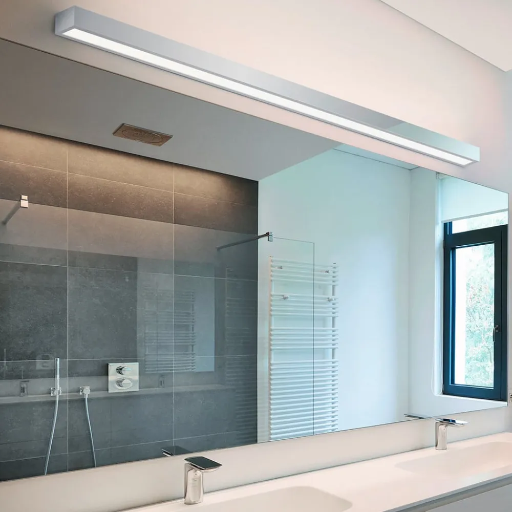 Helestra Væg- Og Spejllamper|Væglamper>Theia LED-spejllampe, forkromet, 120cm