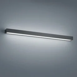 Theia LED-væglampe, mat sort 90 cm^Helestra Clearance