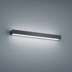 Helestra Theia LED-væglampe, mat sort 60 cm