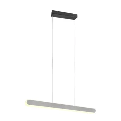 Trio Lighting Helios LED-hængelampe, udtrækkelig dim CCT alu