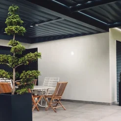 Briloner Helsinki udendørs LED-væglampe, sensor, IP44, hvid