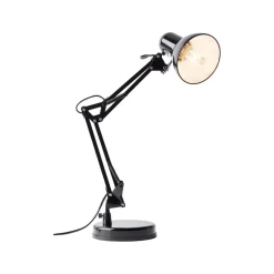 Henry skrivebordslampe, sort, højde 50 cm, justerbar^Brilliant Online
