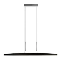 HerzBlut Bæredygtige Lamper>Arco LED-hængelampe ask eg trækul 130cm