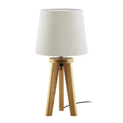 HerzBlut Elli bordlampe, knasteg oliebeh./creme