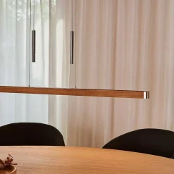 HerzBlut Novelie LED-hængelampe, knasteg oliebeh.