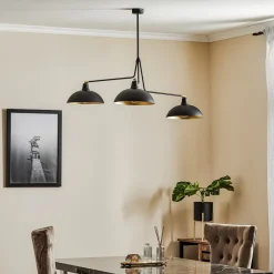 ALDEX Hængelampe 1036, 3 lyskilder, sort-gylden