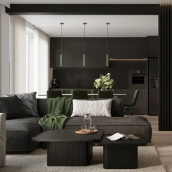 Hængelampe ALORA, olivengrøn, Ø 8 cm, metal, GU10^SOLLUX LIGHTING Online