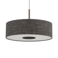 Hængelampe Amarela L, sort melange, tekstil, E27^Nowodvorski Lighting Discount