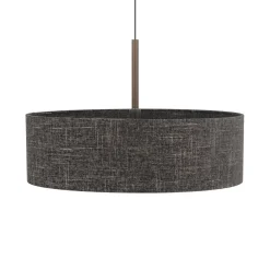 Hængelampe Amarela L, sort melange, tekstil, E27^Nowodvorski Lighting Discount