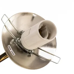 Euluna Hængelampe Aurora, guldfarvet, 6 lyskilder, glas, metal