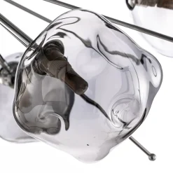 Avonni Hængelampe AV-1777-13K kromfarvet glas 13-flammet