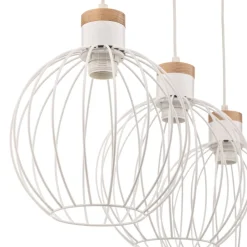 Hængelampe Barbado, 3 lyskilder i hvid^EMIBIG LIGHTING Sale