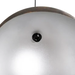 Hængelampe Berceste, Ø 60 cm, gammel messing, metal^Opviq Online