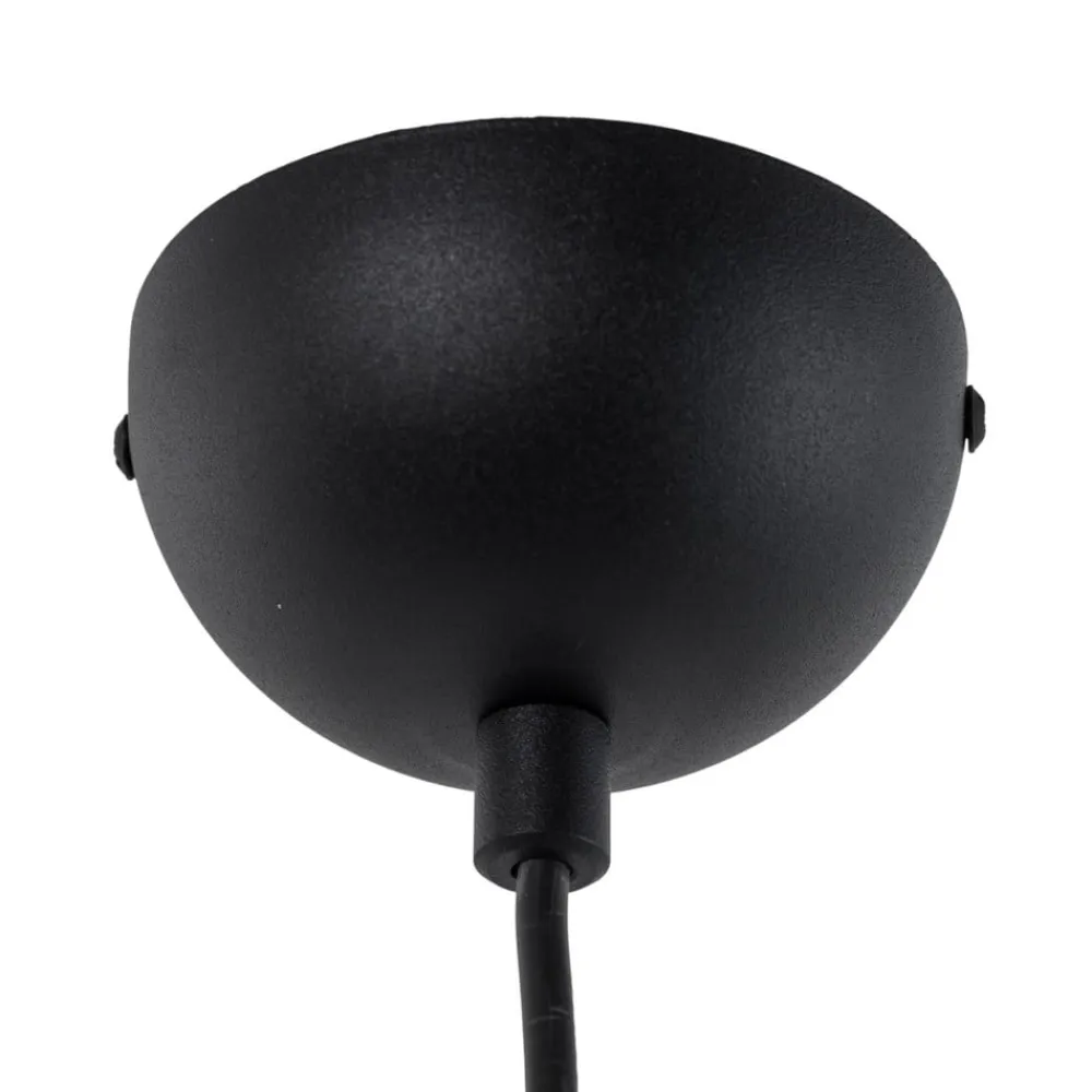 Opviq Gang|Pendellamper>Hængelampe Berceste, sort/kobber, Ø 22 cm, jern