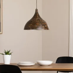 Opviq Hængelampe Bitlislim, antikbrun, Ø 41 cm, metal, E27