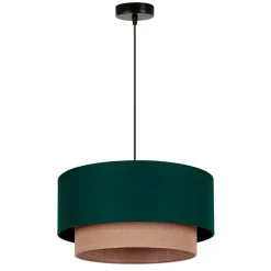 Hængelampe Boho Ø 45 cm 1 lyskilde grøn/jute^Duolla Online