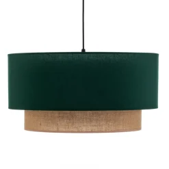 Hængelampe Boho Ø 45 cm 1 lyskilde grøn/jute^Duolla Online