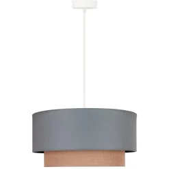 Duolla Hængelampe Boho Ø 45 cm 1-flammet salviegrøn/jute