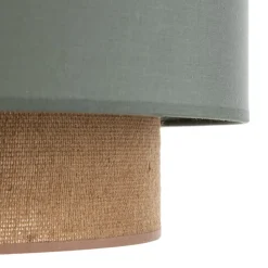 Duolla Hængelampe Boho Ø 45 cm 1-flammet salviegrøn/jute