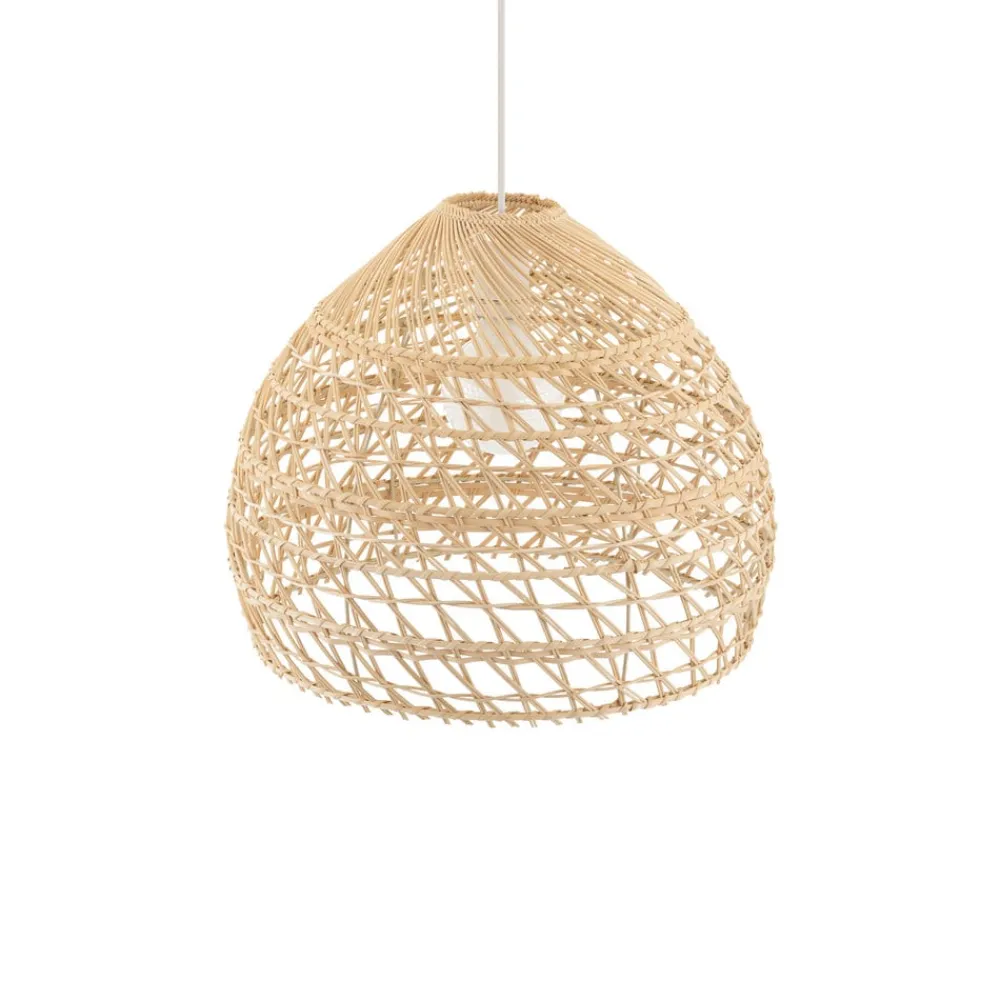 Nowodvorski Lighting Pendellamper>Hængelampe BOHO, Ø 43 cm, naturbrun, rattan, E27