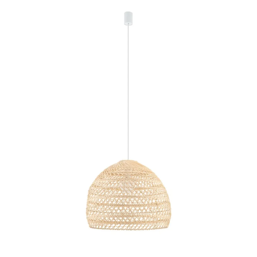 Nowodvorski Lighting Pendellamper>Hængelampe BOHO, Ø 43 cm, naturbrun, rattan, E27